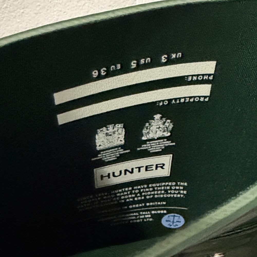 Hunter Dark Green Waterproof Tall Boots - Picture 4 of 7